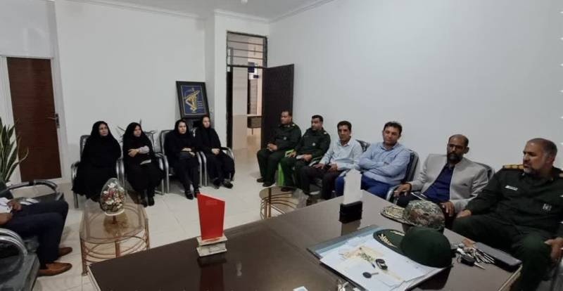 دیدار مدیر و کارکنان جهاد کشاورزی با فرمانده ناحیه مقاومت بسیج سپاه عنبراباد